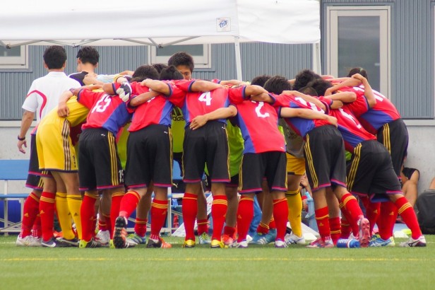 山形県高等学校総合体育大会 米沢市営人工芝サッカーフィールド 米沢中央高等学校